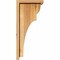 Ekena Millwork Yorktown Rough Sawn Corbel w/Backplate, Western Red Cedar, 8"W x 10"D x 22"H COR08X10X22YOR01RWR - alternate 3